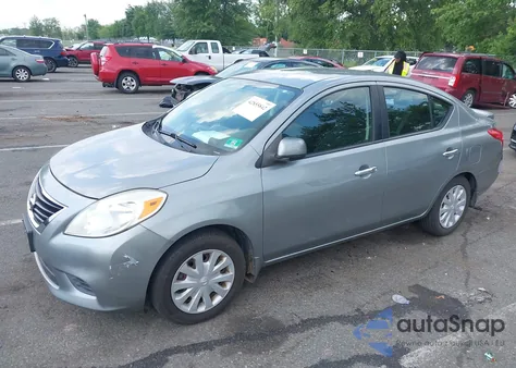 2013 Nissan Versa 1.6 Sv из США, поврежденный, VIN 3N1CN7AP9DL840826